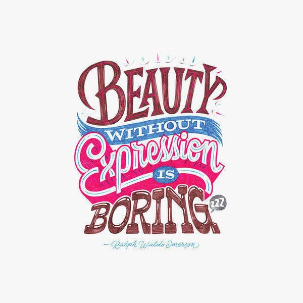 Beauty Without Expression is Boring